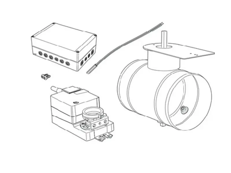 29676-nibe oek 20-160 - rizena klapka prisavani venk. vzduchu